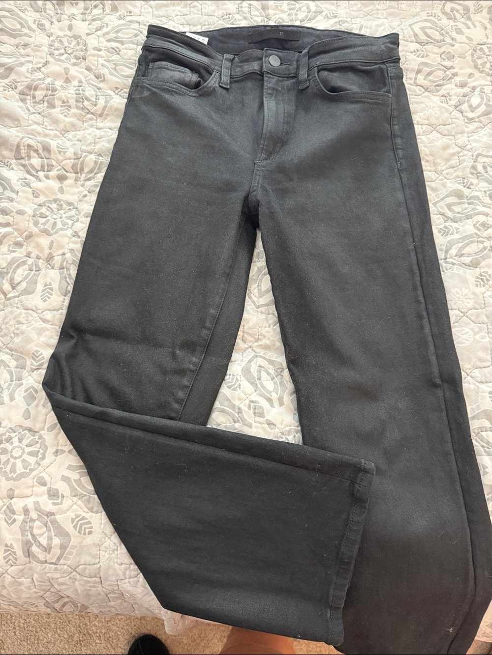Joe's Jeans High Rise Cropped Boot Black Women's Jeans